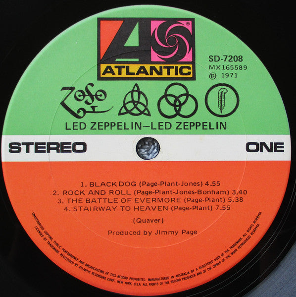 Led Zeppelin – Untitled LP vinyl record, image 2 of 7