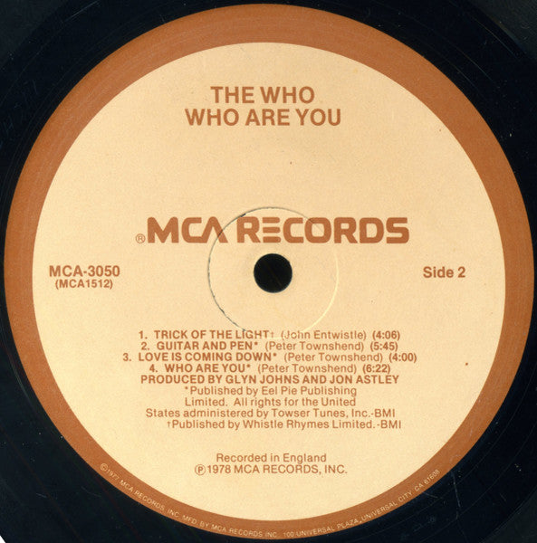 The Who – Who Are You LP vinyl record, image 4 of 6