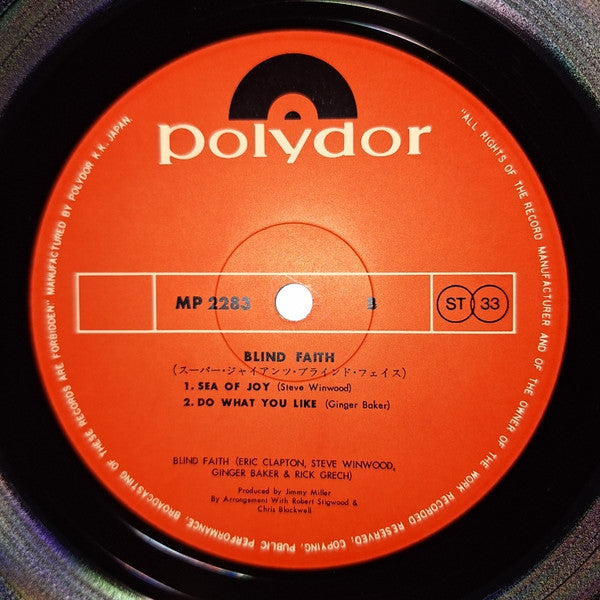 Blind Faith – Blind Faith LP vinyl record, image 5 of 7
