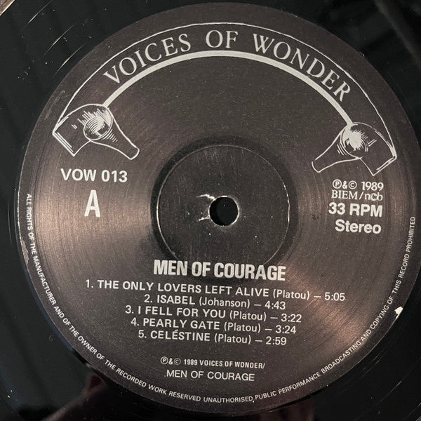 Men Of Courage – Men Of Courage LP vinyl record, image 4 of 5