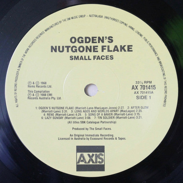Small Faces – Ogdens' Nut Gone Flake LP vinyl record, image 3 of 4