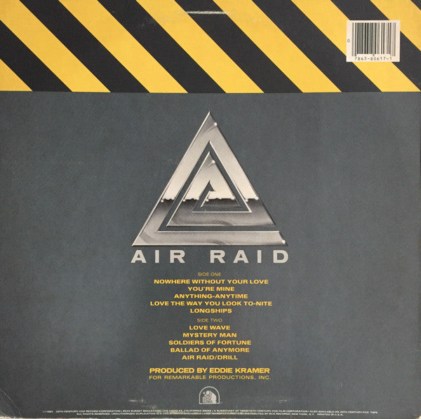 Air Raid – Air Raid LP vinyl record, image 2 of 6