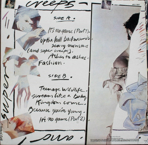 David Bowie – Scary Monsters LP vinyl record, image 2 of 5