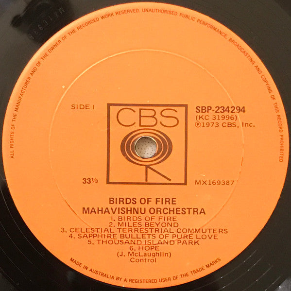 Mahavishnu Orchestra – Birds Of Fire LP vinyl record, image 3 of 4