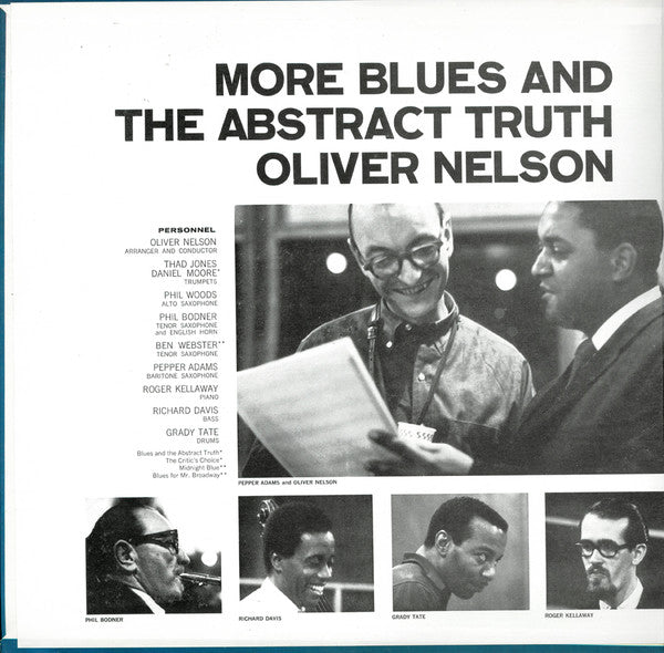 Oliver Nelson – More Blues And The Abstract Truth LP vinyl record, image 2 of 6
