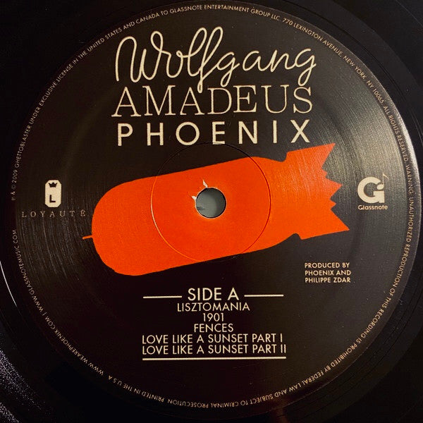 Phoenix – Wolfgang Amadeus Phoenix LP vinyl record, image 3 of 5