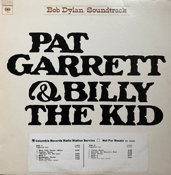 Bob Dylan – Pat Garrett & Billy The Kid (Original Soundtrack Recording) LP vinyl record, image 5 of 6