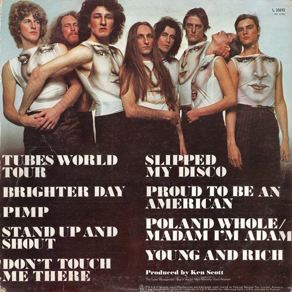 The Tubes – Young And Rich LP vinyl record, image 2 of 2