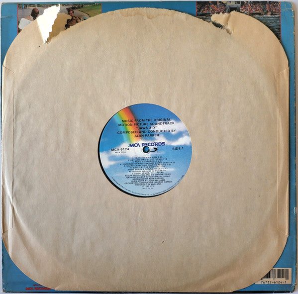 Alan Parker – Jaws 3-D - Music From The Original Motion Picture Soundtrack LP vinyl record, image 5 of 8