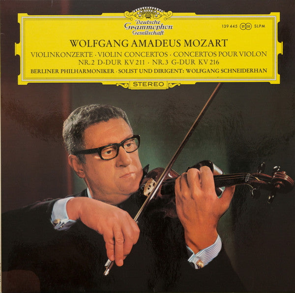 Wolfgang Amadeus Mozart, Berliner Philharmoniker, Wolfgang Schneiderhan – Violinkonzerte Nr. 2 D-Dur KV 211 / Nr. 3 G-Dur KV 216