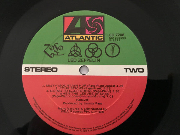 Led Zeppelin – Untitled LP vinyl record, image 8 of 9