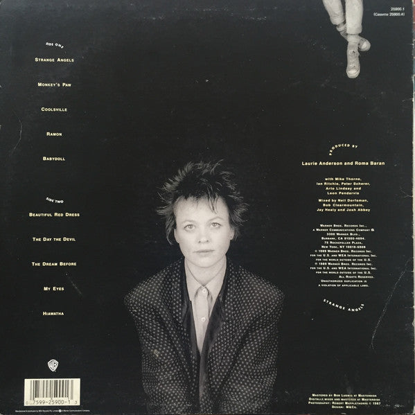 Laurie Anderson – Strange Angels LP vinyl record, image 2 of 6