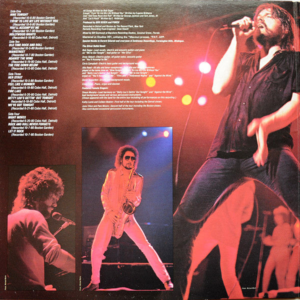 Bob Seger And The Silver Bullet Band – Nine Tonight (2xLP) LP vinyl record, image 7 of 8