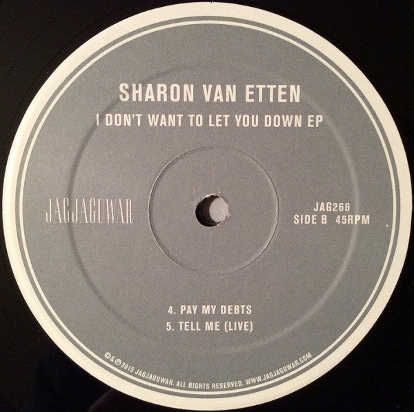 Sharon Van Etten – I Don't Want To Let You Down EP 12" vinyl record, image 4 of 6