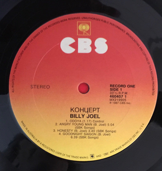 Billy Joel – Концерт (2xLP) LP vinyl record, image 9 of 10