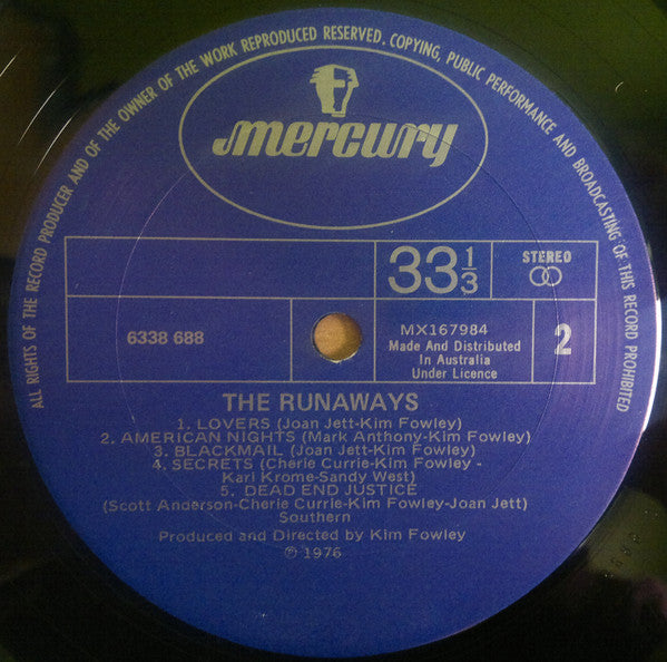 The Runaways – The Runaways LP vinyl record, image 7 of 7