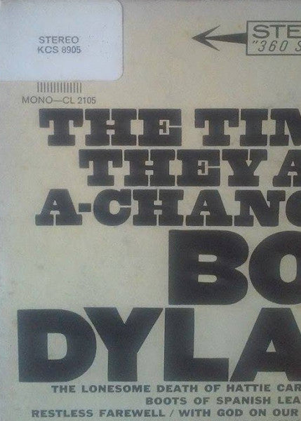 Bob Dylan – The Times They Are A-Changin' LP vinyl record, image 7 of 7
