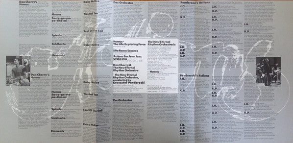Krzysztof Penderecki, Don Cherry, The New Eternal Rhythm Orchestra – Actions LP vinyl record, image 3 of 3