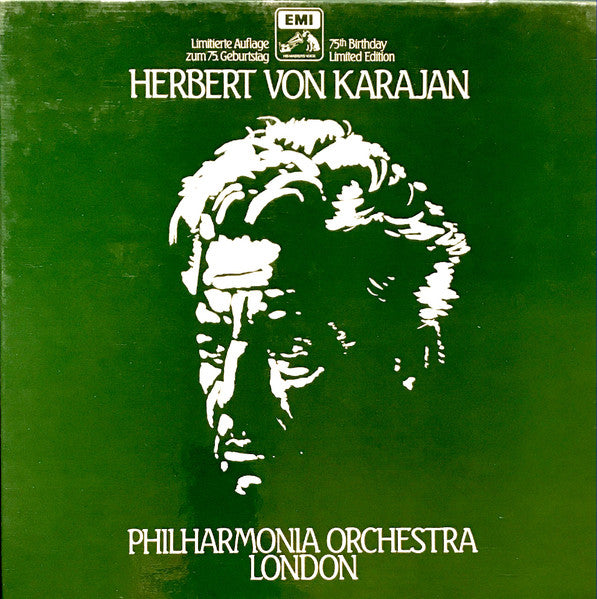 Herbert Von Karajan, Philharmonia Orchestra – 75th Birthday Limited Edition (4xLP) LP vinyl record, image 1 of 10