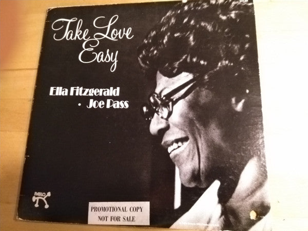 Ella Fitzgerald, Joe Pass – Take Love Easy LP vinyl record, image 1 of 4