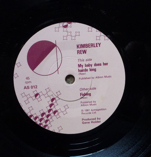 Kimberley Rew – My Baby Does Her Hairdo Long 7" vinyl record, image 3 of 4