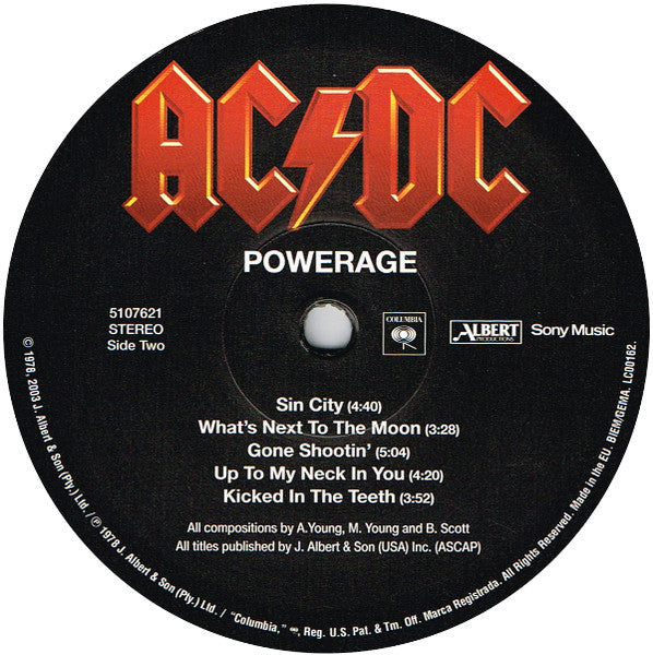 AC/DC – Powerage LP vinyl record, image 4 of 7