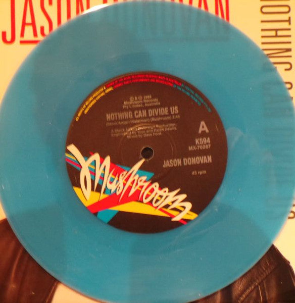 Jason Donovan – Nothing Can Divide Us 7" vinyl record, image 3 of 4