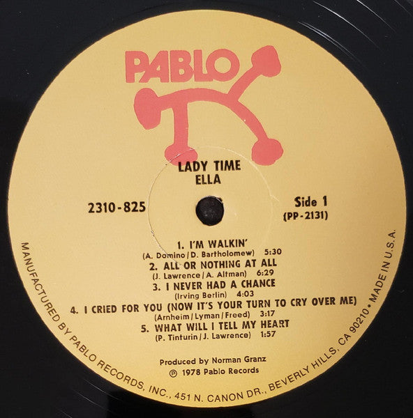 Ella Fitzgerald – Lady Time LP vinyl record, image 3 of 4