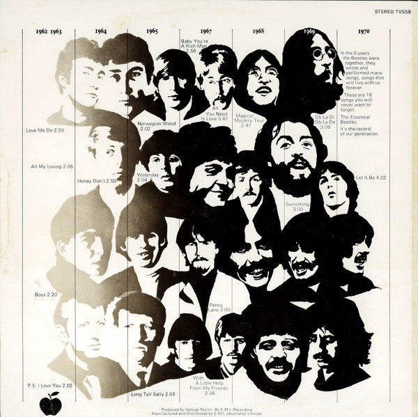 The Beatles – The Essential Beatles LP vinyl record, image 2 of 4