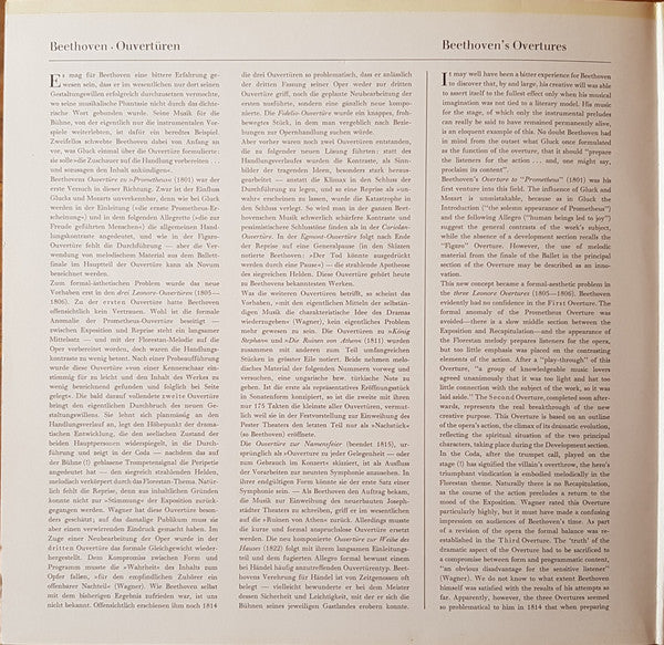 Ludwig van Beethoven, Berliner Philharmoniker, Herbert von Karajan – Sämtliche Ouvertüren · Complete Overtures (2xLP) LP vinyl record, image 2 of 8