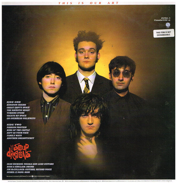 The Soup Dragons – This Is Our Art LP vinyl record, image 2 of 4
