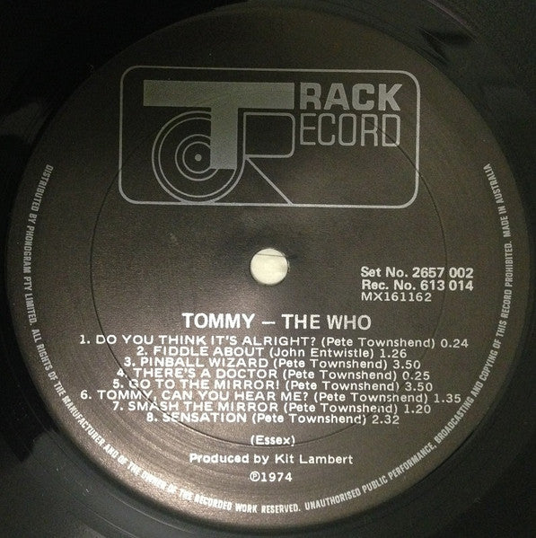 The Who – Tommy (2xLP) LP vinyl record, image 6 of 10