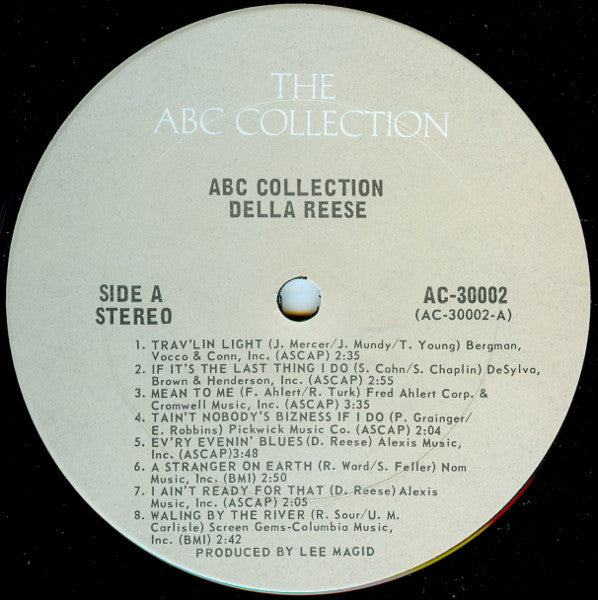 Della Reese – The ABC Collection LP vinyl record, image 5 of 6
