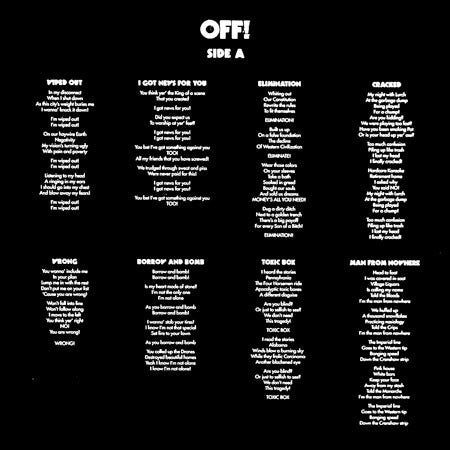 OFF! – OFF! LP vinyl record, image 5 of 8