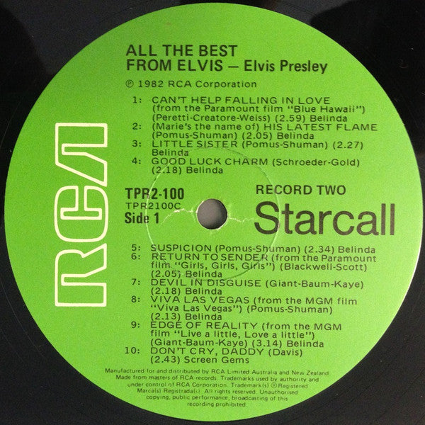 Elvis Presley – All The Best (2xLP) LP vinyl record, image 6 of 10