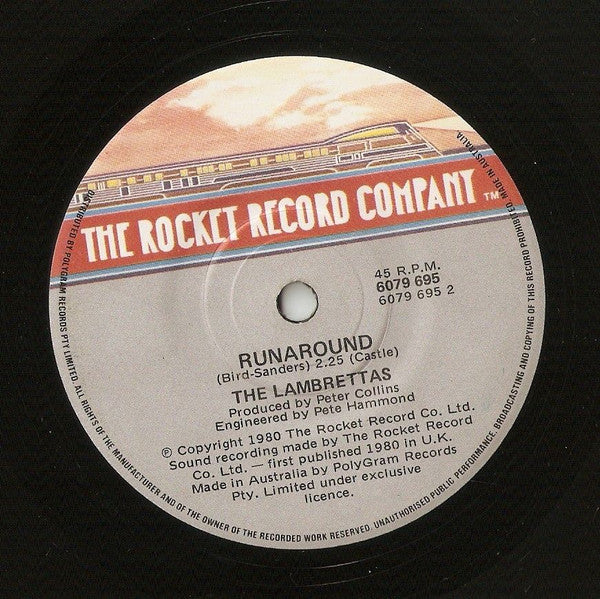 The Lambrettas – Poison Ivy 7" vinyl record, image 2 of 2