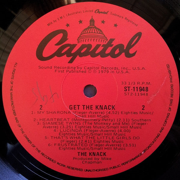 The Knack – Get The Knack LP vinyl record, image 4 of 6