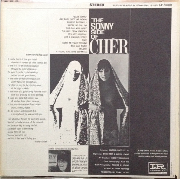 Cher – The Sonny Side Of Chér LP vinyl record, image 2 of 4