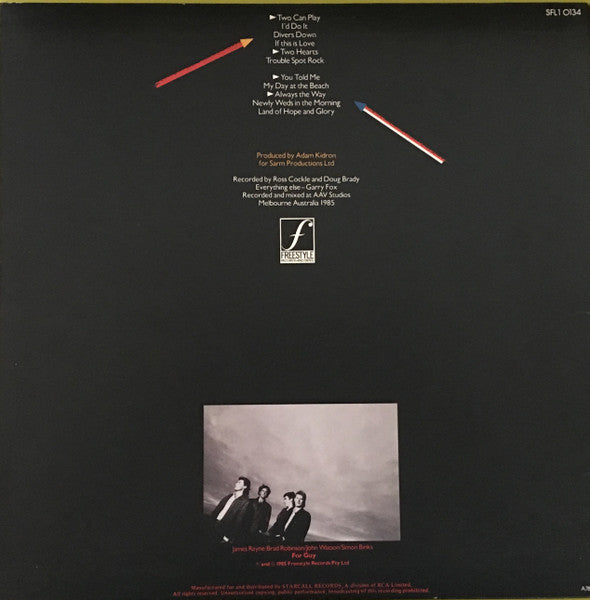Australian Crawl – Between A Rock And A Hard Place LP vinyl record, image 2 of 6