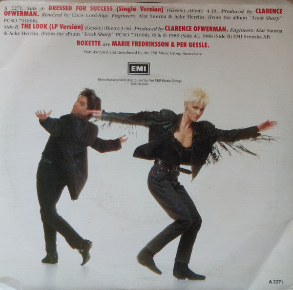 Roxette – Dressed For Success 7" vinyl record, image 2 of 4