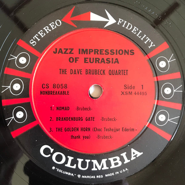 The Dave Brubeck Quartet – Jazz Impressions Of Eurasia LP vinyl record, image 3 of 4