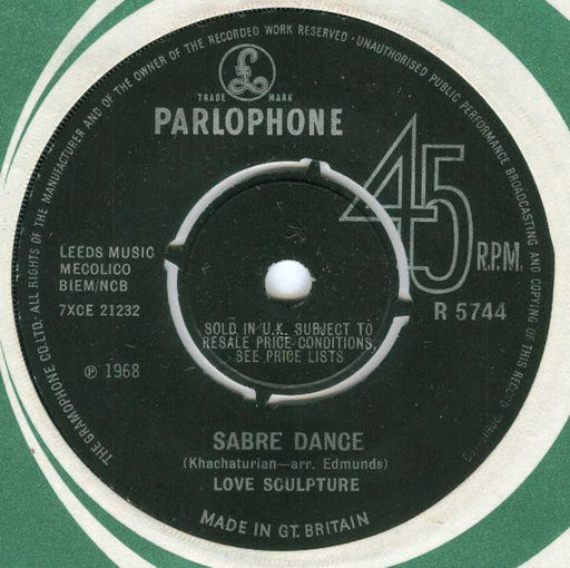 Love Sculpture – Sabre Dance 7" vinyl record, image 1 of 2