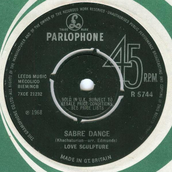 Love Sculpture – Sabre Dance 7" vinyl record, image 1 of 2