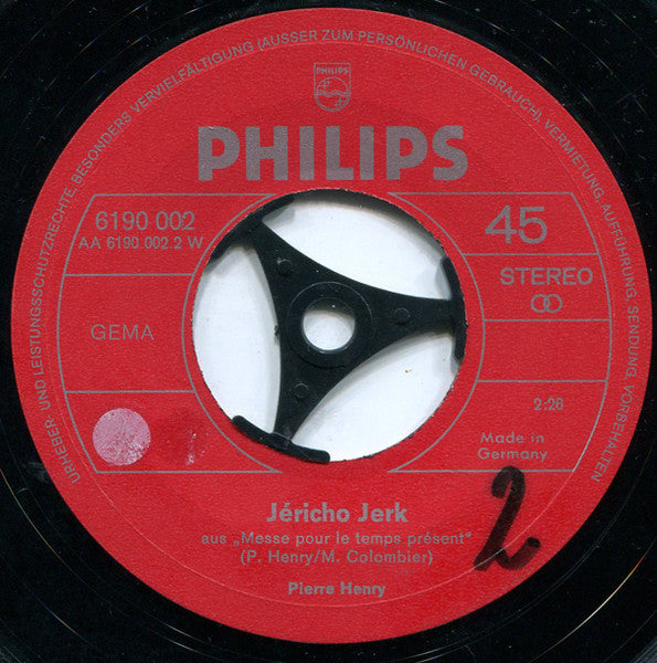 Pierre Henry – Psyché Rock 7" vinyl record, image 4 of 4