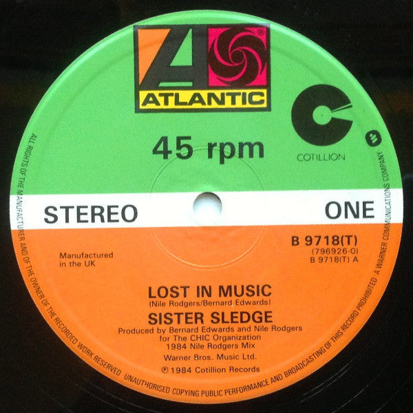 Sister Sledge – Lost In Music