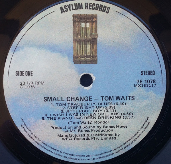 Tom Waits – Small Change LP vinyl record, image 7 of 8