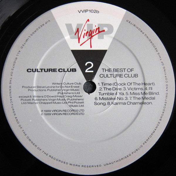 Culture Club – The Best Of Culture Club LP vinyl record, image 4 of 4