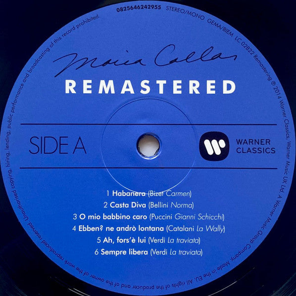 Maria Callas – Remastered LP vinyl record, image 6 of 9