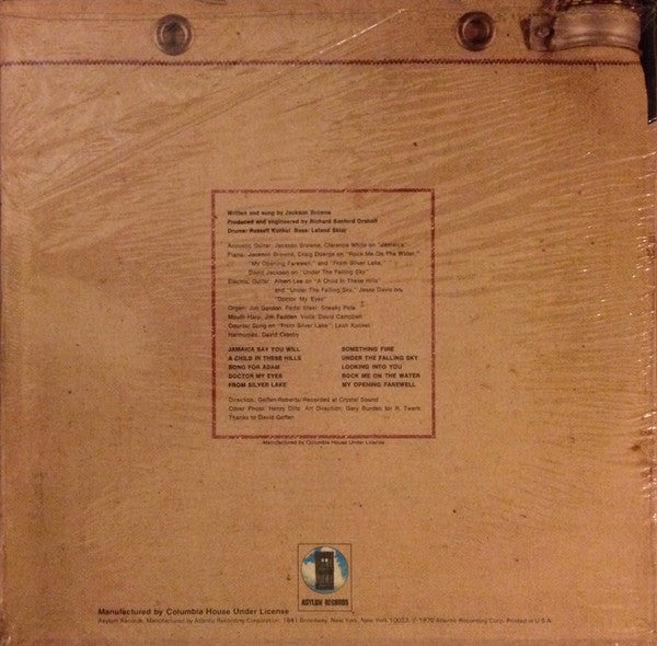 Jackson Browne – Jackson Browne LP vinyl record, image 2 of 4
