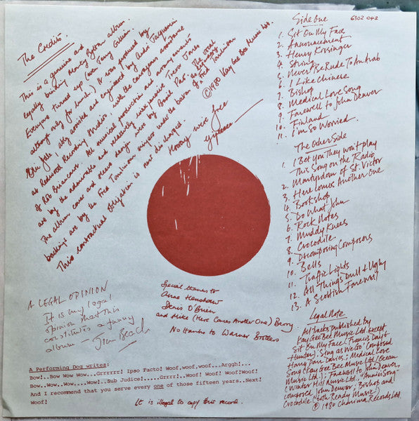 Monty Python – Monty Python's Contractual Obligation Album LP vinyl record, image 3 of 5